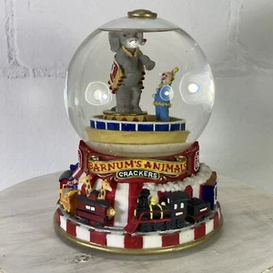1997 Nabisco Classic Collection Barnum’s Animal Crackers Schneekugel Spieluhr - Bild 1 von 11