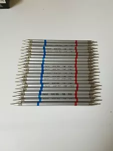 Vintage Swirl Desk Pen Red And Blue P80 Lot Of 20 - Picture 1 of 12