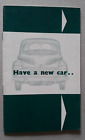 Nuffield BMC Overseas Delivery Plan Brochure c.1953 Minor MG Midget TF Magnette