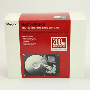 Maxtor ATA /100 Hard Drive Kit 200GB 7200 RPM Open Box - Picture 1 of 4