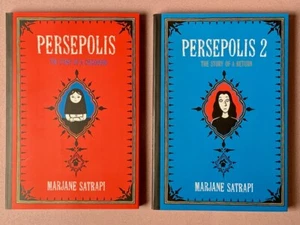 PERSÉPOLIS 1 y 2 - Marjane Satrapi - Primera edición de bolsillo americana - Imagen 1 de 7