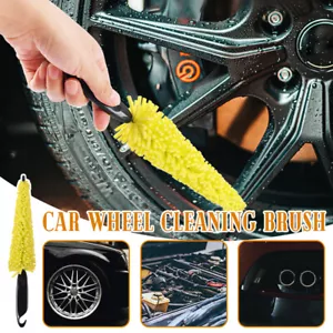 Car Wheel Cleaning Brush Rim Tire Detailing Automotive Motorcycles Sponge Care - Picture 1 of 9