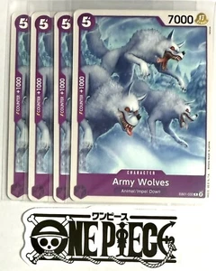 4x One Piece EB01-032 C Air Wolves - English - Regular - TCG - Mint - Picture 1 of 1