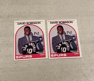 1989 David Robinson NBA Hoops Rookie / RC #138 LOT (2 Cards) HOFer Spurs - Bild 1 von 2