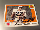 2005 TOPPS ALL AMERICAN PENN STATE AUTOGRAPHED JOHN CAPPELLETTI CARD - NICE