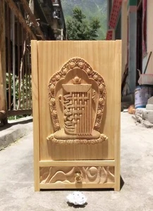 New Wood Carved Buddhist Altar Butsudan Shrine God Zen House Religion Pray Decor - Picture 1 of 5