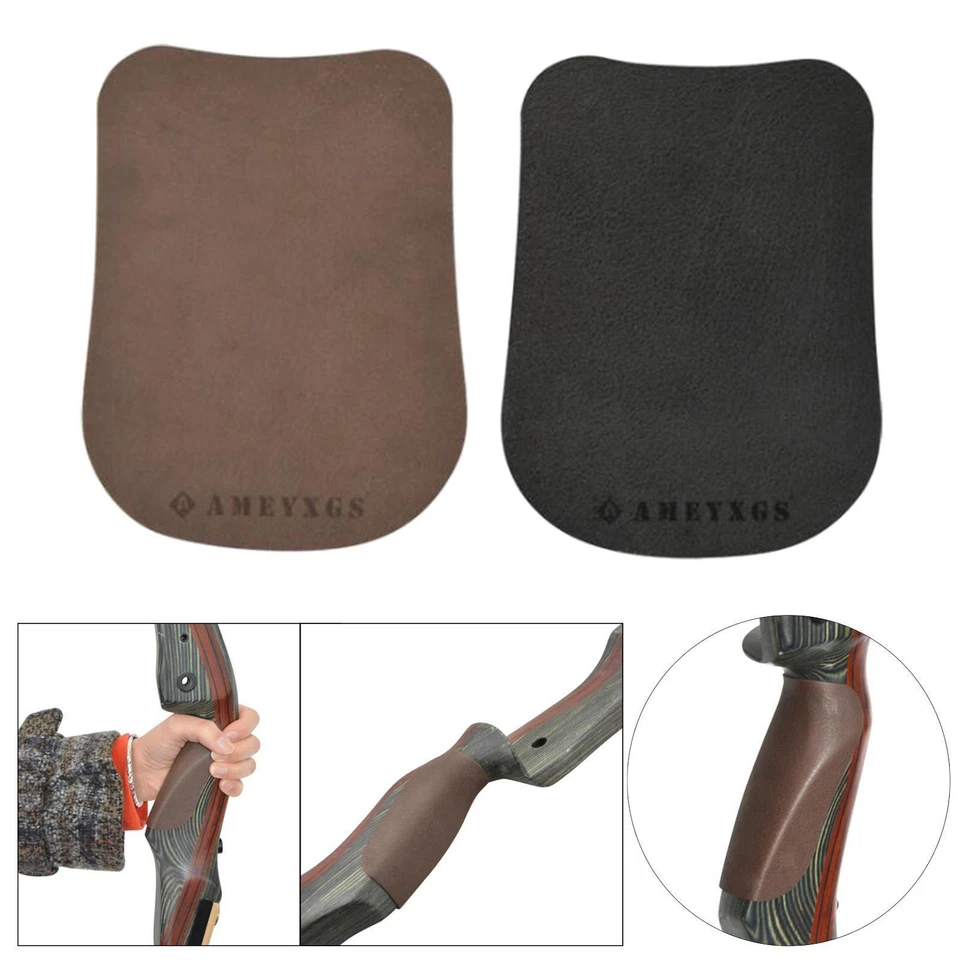 Outdoor Bow Handle Leather Skin Cover Tranditional Non-slip Bow Riser Grip - Image 1 of 1