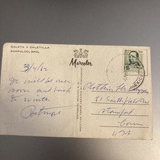 O) 1961 MEXICO, BENITO JUAREZ 15c, FROM CHIHUAHUA POSTAL CARD TO USA