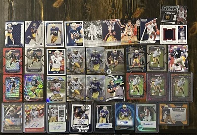 Notre Dame Fighting Irish RC Auto (37) Card Lot Williams Quinn Jones Kmet Bettis - Image 1 of 4