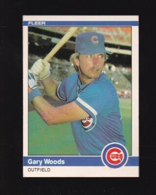 1984 Fleer Gary Woods #507 Chicago Cubs - Image 1 of 2