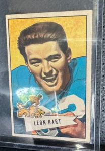 1952 BOWMAN SMALL #15 LEON HART LIONS VG+ - Picture 1 of 4