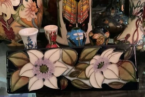 Moorcroft Keramik Sophie Christina Laden Display Toblerone Sian Leeper 2002 EUC - Bild 1 von 4