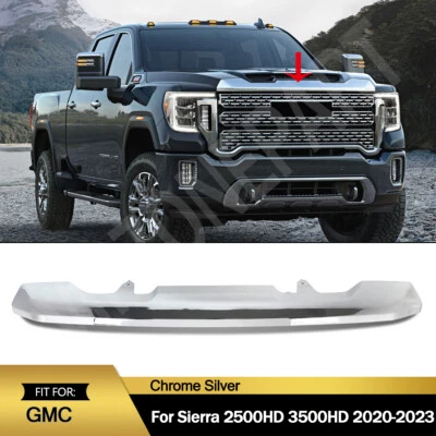 For 2020 2021 2022 2023 GMC Sierra 2500HD 3500HD Front Hood Molding Trim Chrome Foto 1 de 4