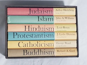 New NOS Great Religions of Modern Man 6 Volume Box Set (1962) Hardcover - Picture 1 of 6