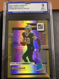 Chris Olave Gem Mint 9 Rated Rookie!