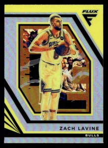 2023 Panini Flux #22 Zach Lavine Silver Prizm