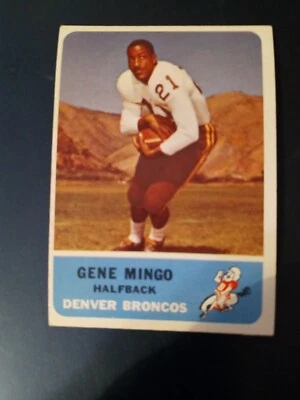 1962 Fleer Gene Mingo #35 in near mint condition(see scan) - Image 1 of 2