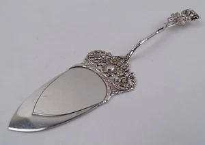 Chr. Bach Ellmendingen 835 Silber Tortenheber Hildesheimer Rose L 18,8 cm - Bild 1 von 7