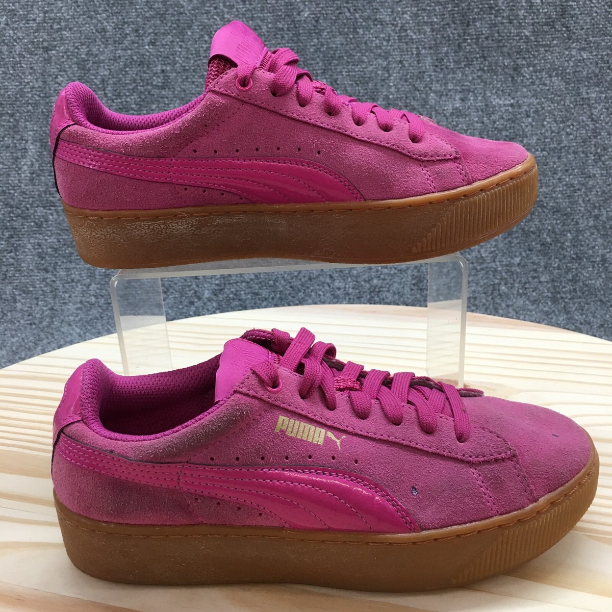 PUMA Pink Suede Athletic Shoes for Women for sale | eBay