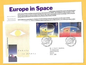 ROYAL MAIL 1991 FDC - EUROPE IN SPACE - Shs Fdi CAMBRIDGE - Picture 1 of 1