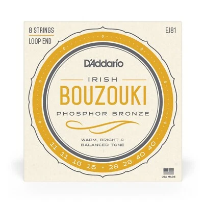 D'Addario Irish Bouzouki Strings EJ81 GDAD tuning - Image 1 of 4
