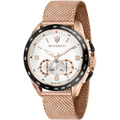 MASERATI TRAGUARDO R8873612011 OROLOGIO ACCIAIO ROSE' LIST. 299€ SOTTOCOSTO - Immagine 1 di 4