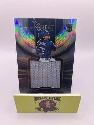 2023 Panini Select Diego Cartaya RC Jumbo Patch  LA Dodgers 160/199 - Image 1 of 2