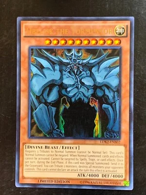 Obelisk the Tormentor LDK2-ENS02 Ultra Rare Limited Edition Yu-Gi-Oh! Konami - Image 1 of 4