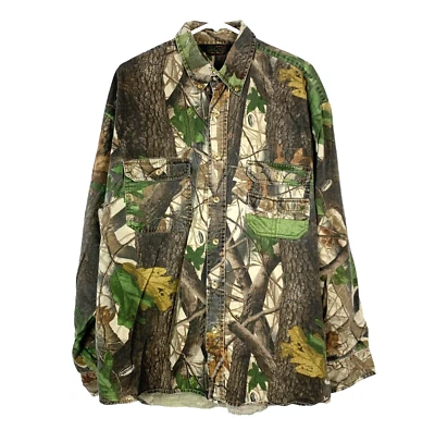 Liberty Realtree Hardwoods Camo Button Long Sleeve Shirt XL - Image 1 of 4