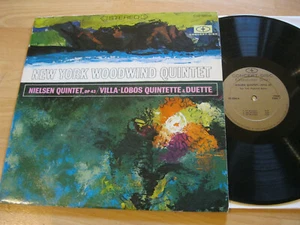 LP New York Woodwind Quintett Nielsen Quintett Villa Lobos Duette Vinyl CS-254 - Picture 1 of 3