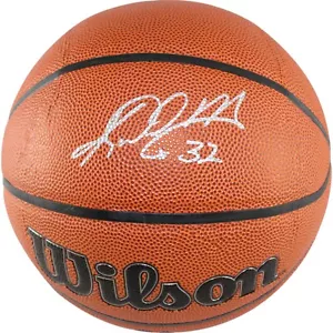 Karl Malone Autographed/Signed Utah Jazz Wilson Basketball Beckett Witness 49268 - Picture 1 of 4
