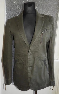 DIESEL Women's Green Jacket Overprint On The Back Size M - Image 1 of 4
