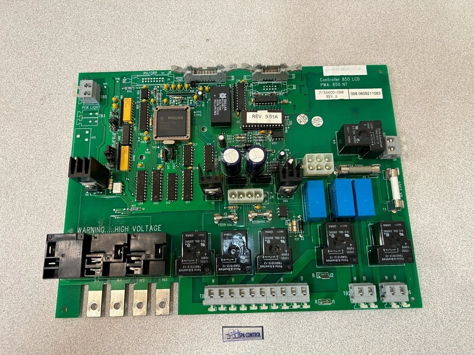 Spa Control, Jacuzzi® Spas / Sundance® Spas Circuit Board 6600-098 - Image 1 of 1