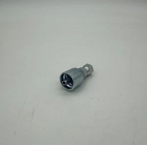 FJX-04-04 (1) Crimp Fittings 1/4" Hose x 1/4" JIC Female Swivel - Picture 1 of 4