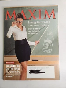 Maxim Magazine #145 January 2010 Olivia Munn With Energy Drinks 401 Ad Cover - Picture 1 of 3