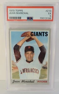 Topps Juan Marichal 1970 #210 PSA 5: tarjeta de béisbol graduada - Imagen 1 de 2