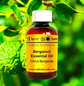 4 oz Bergamot Essential Oil - 100% PURE NATURAL - Dispenser Lid - Aromatherapy - Picture 1 of 1