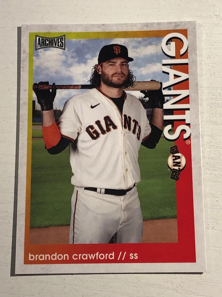 2022 Topps Archives Snapshots Brandon Crawford San Francisco Giants 29 - Image 1 of 1