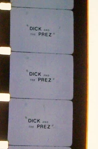 DICK AND THE PREZ THE END  MOVIE SHORT 16MM FILM MOVIE ROLLED NO REEL U12 - Picture 1 of 10