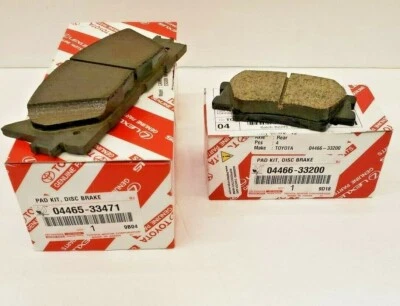 LEXUS OEM FACTORY FRONT AND REAR BRAKE PAD SETS 2013-2018 ES350 ES300H - Image 1 of 2