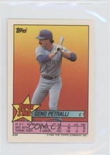 1989 Super Star Sticker Back Cards Geno Petralli Jose Uribe Chet Lemon ( 82 283)