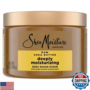 SheaMoisture Shea Sugar Body Scrub For Moisturize And Restore Dry Skin Raw Sh - Picture 1 of 5