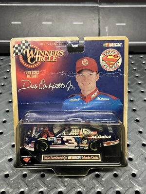 SIGNED Winners Circle NASCAR Dale Earnhardt Jr #3 Superman 1:43 1999 Hasbro - Image 1 of 4