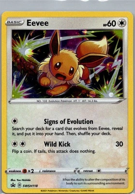 Eevee Promo SWSH: Sword & Shield Promo Cards SWSH118 LP-NM - Image 1 of 2