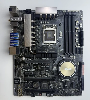 ASUS Z97-DELUXE/USB3.1 LGA1150 DDR3 ATX Motherboard Fully Working - Image 1 of 3