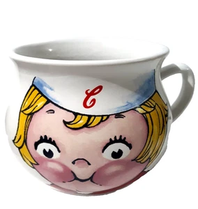 Vintage 1998 CAMPBELL'S Girl Large Collectible Soup Bowl/Mug by Houston Harvest - Picture 1 of 10