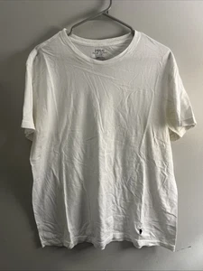 Polo Ralph Lauren Men’s Classic Fit T-Shirt L White Cotton Pony Logo Tee - Picture 1 of 4