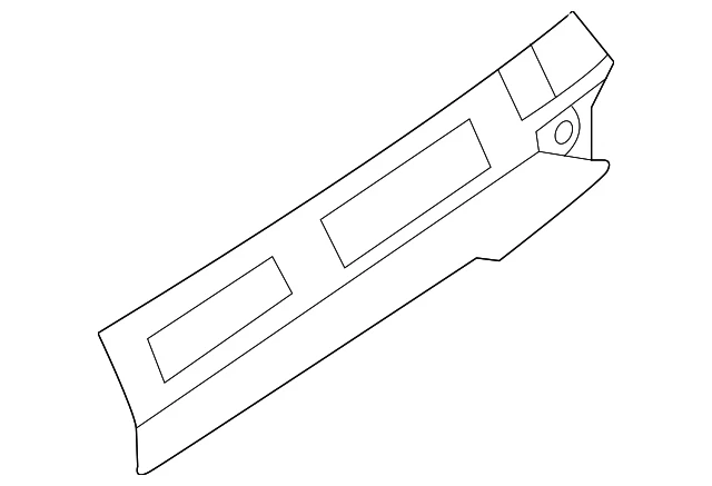 Genuine Nissan 2011-2017 Nissan Quest - Rail Cover 77789-1JA0B - Image 1 of 2