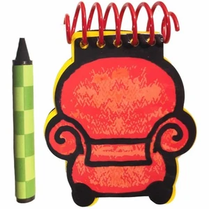 Práctico cuaderno dandy hecho a mano JOE y crayón - Imagen 1 de 4