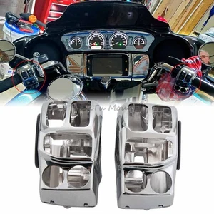 Handlebar Hand Control Switch Housing Cover Fit Harley Electra Glide Road King - Picture 1 of 16